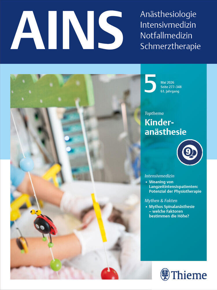 Titelbild der Zeitschrift "AINS"