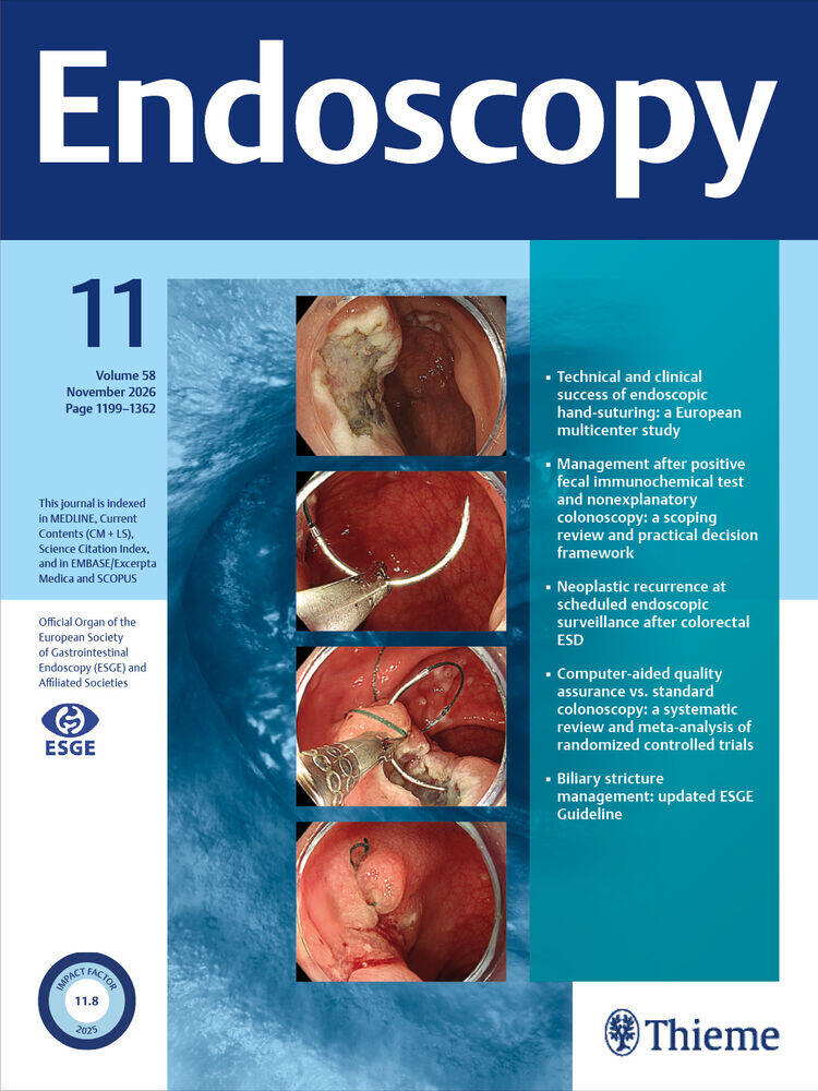 Titelbild der Zeitschrift "Endoscopy"
