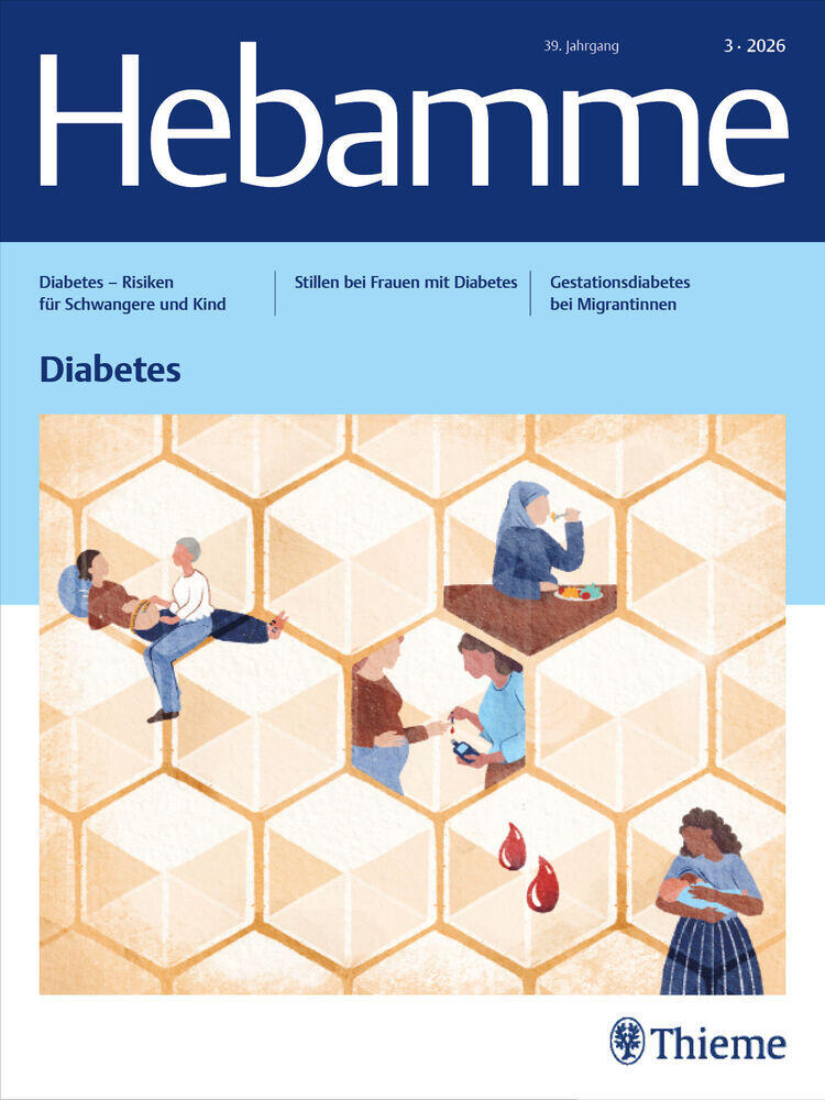 Titelbild der Zeitschrift "Hebamme"