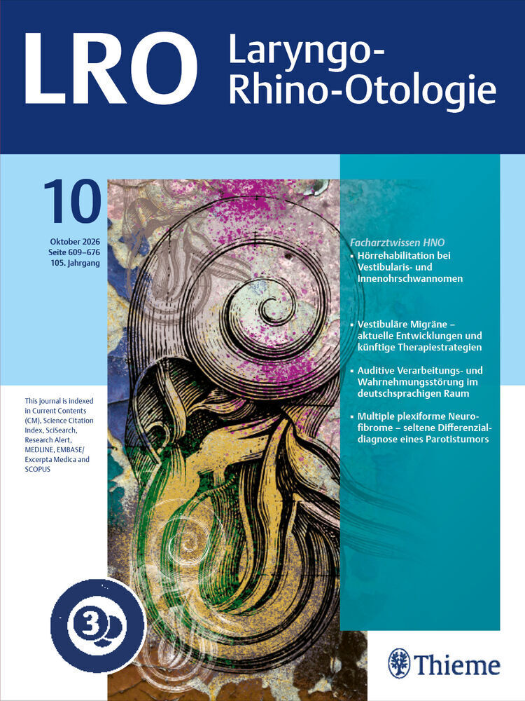 LRO - Laryngo-Rhino-Otologie - Journal by Thieme