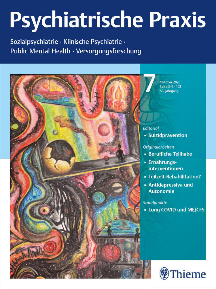 Titelbild der Zeitschrift "Psychiatrische Praxis"