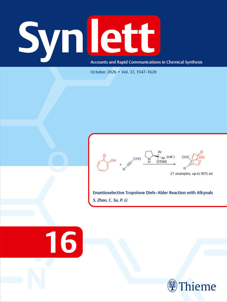 Journal cover of "SYNLETT"