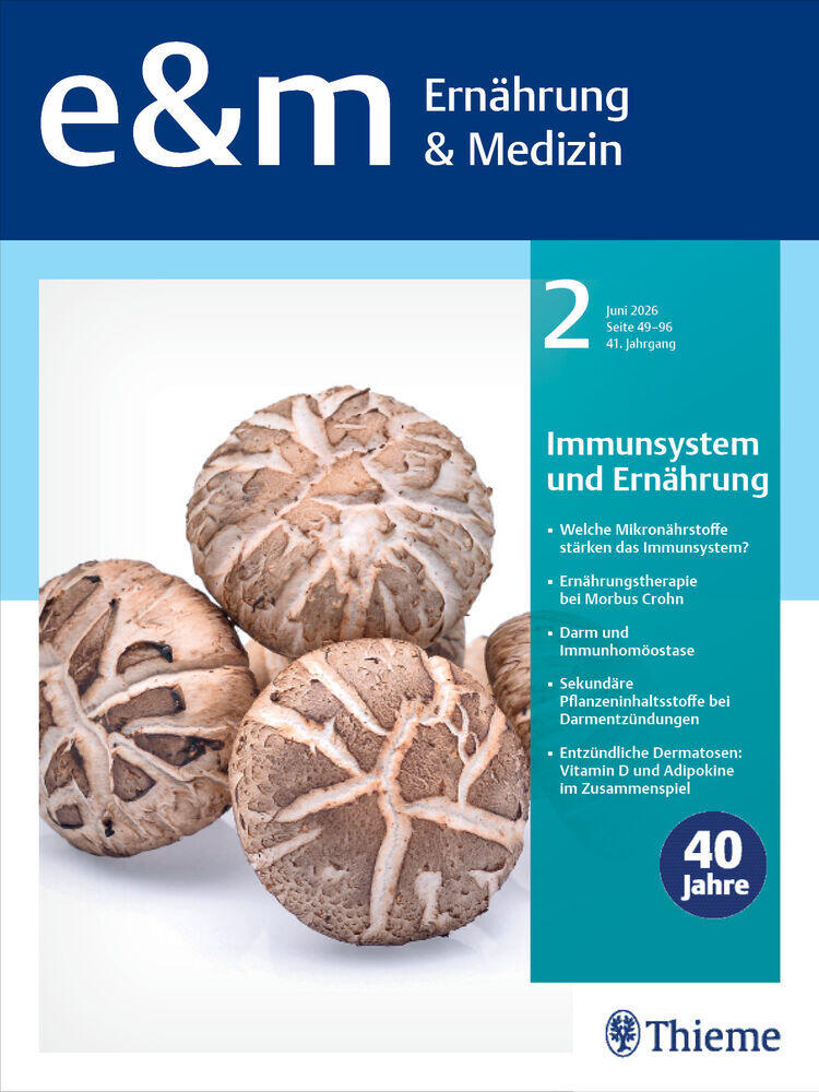 Journal cover of "Ernährung & Medizin"