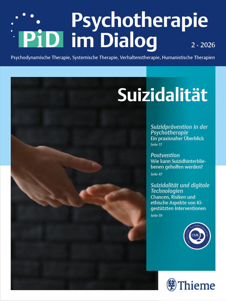 Titelbild der Zeitschrift "PiD - Psychotherapie im Dialog"