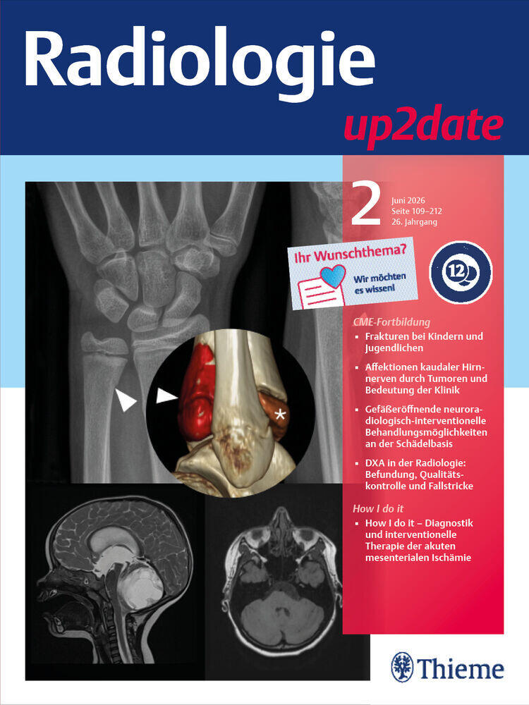 Journal cover of "Radiologie up2date"