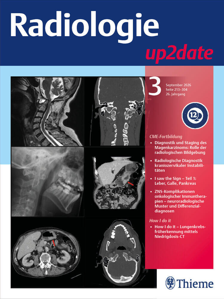 Journal cover of "Radiologie up2date"