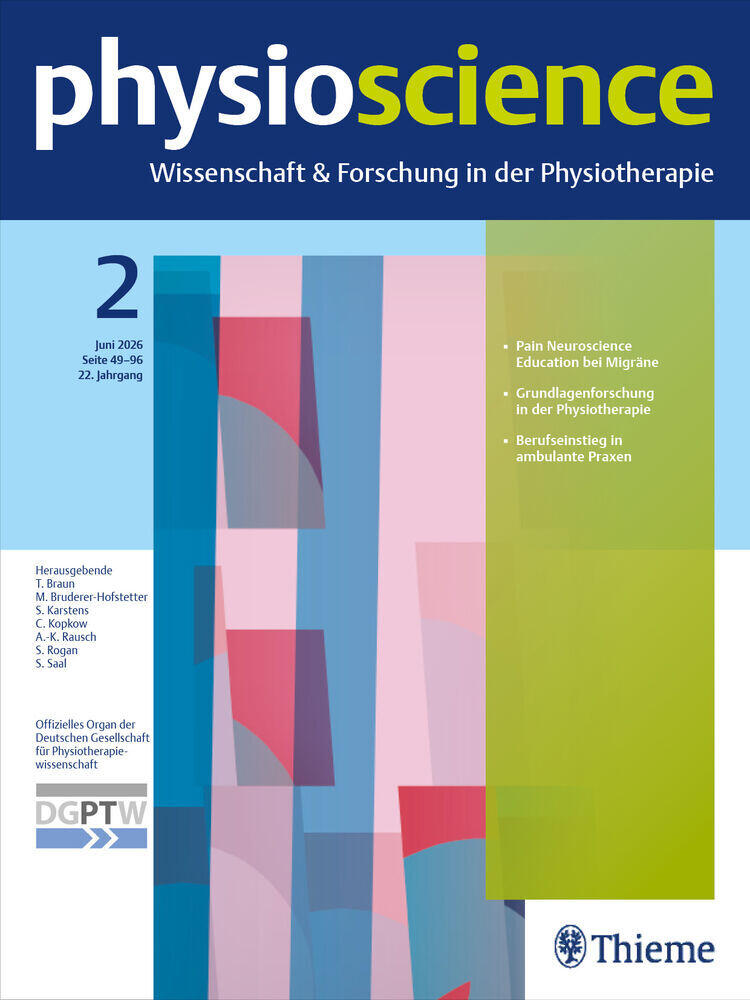 Journal cover of "physioscience"