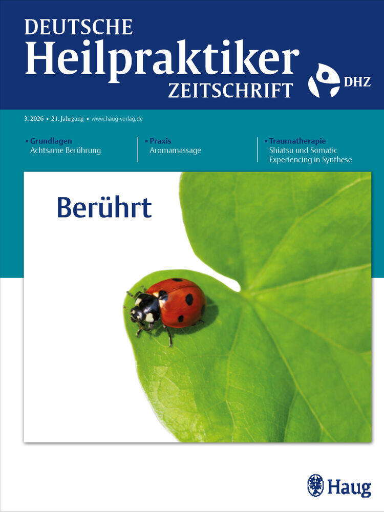 Titelbild der Zeitschrift "DHZ - Deutsche Heilpraktiker-Zeitschrift"