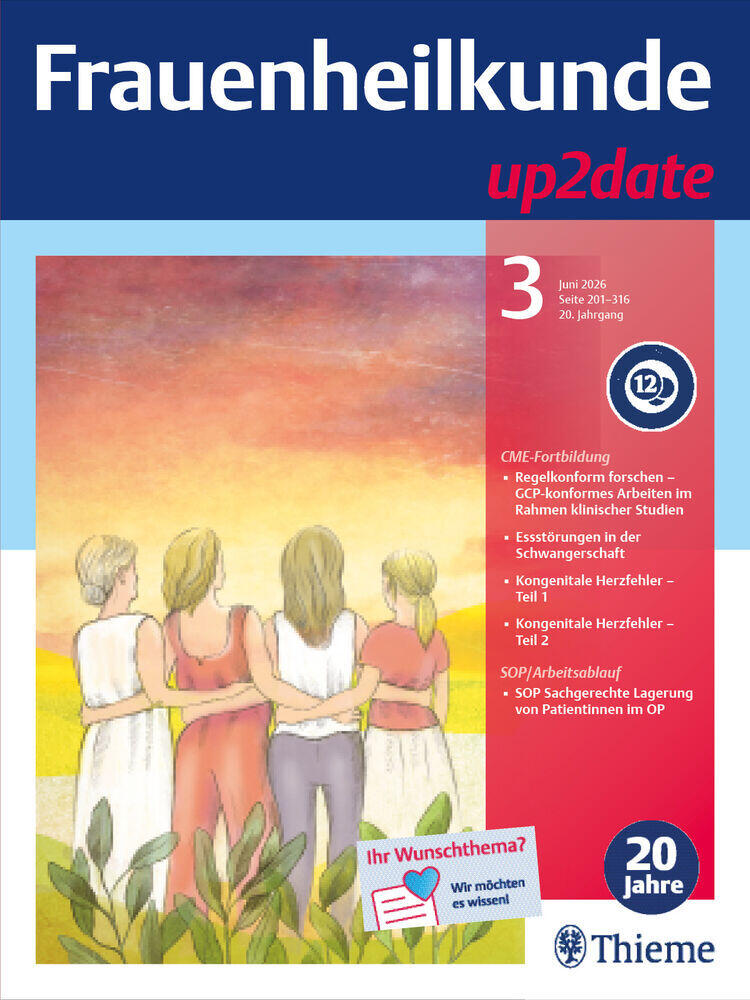 Titelbild der Zeitschrift "Frauenheilkunde up2date"