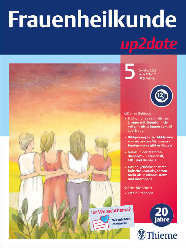 Journal cover of "Frauenheilkunde up2date"