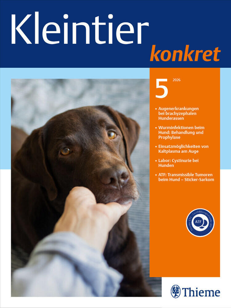 Journal cover of "Kleintier konkret"