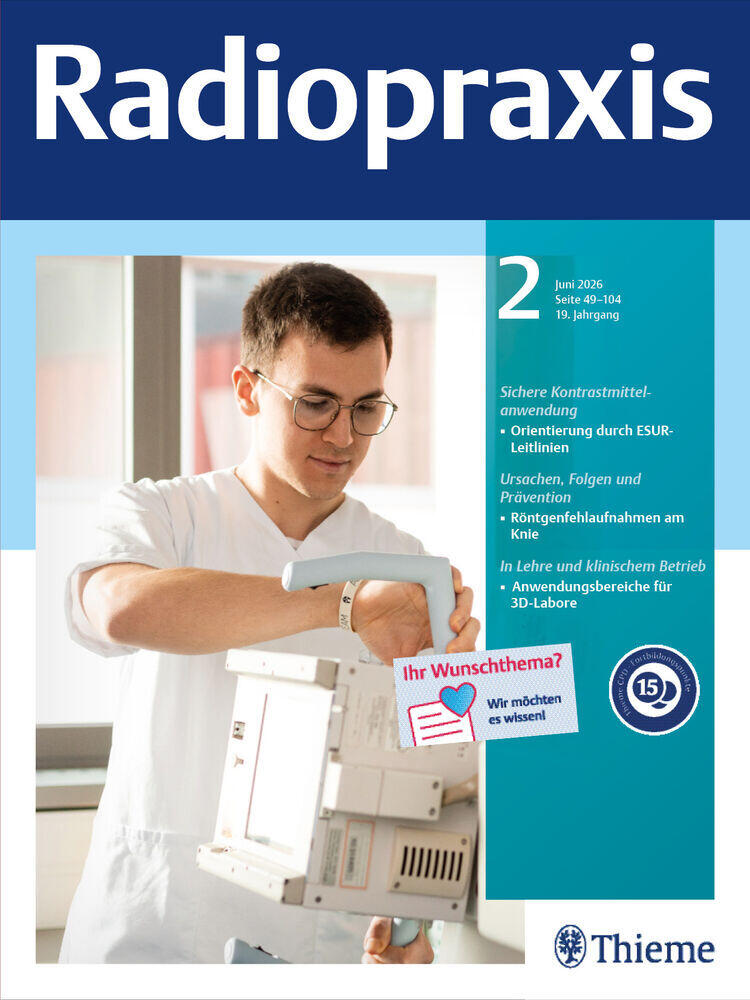 Titelbild der Zeitschrift "Radiopraxis"