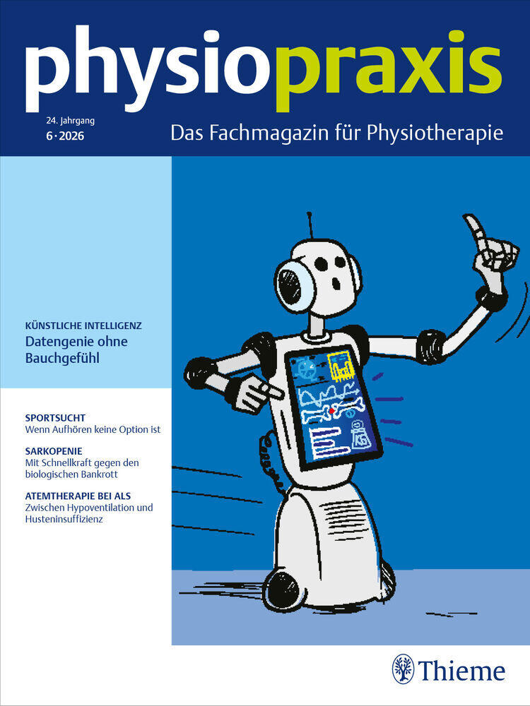Titelbild der Zeitschrift "physiopraxis"