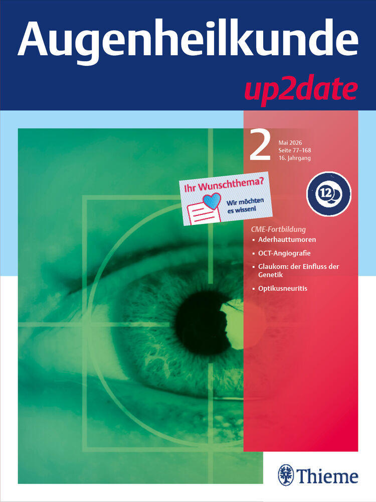 Titelbild der Zeitschrift "Augenheilkunde up2date"