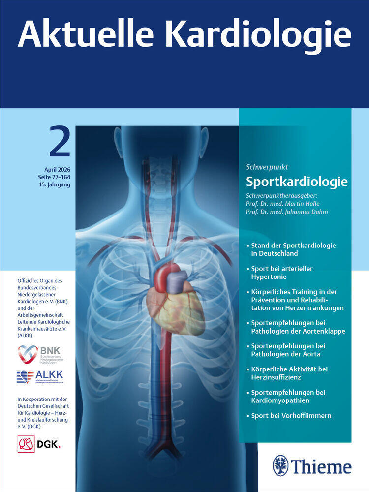Titelbild der Zeitschrift "Aktuelle Kardiologie"