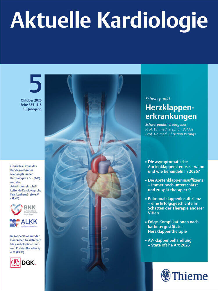 Journal cover of "Aktuelle Kardiologie"
