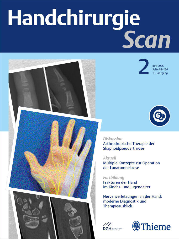 Journal cover of "Handchirurgie Scan"