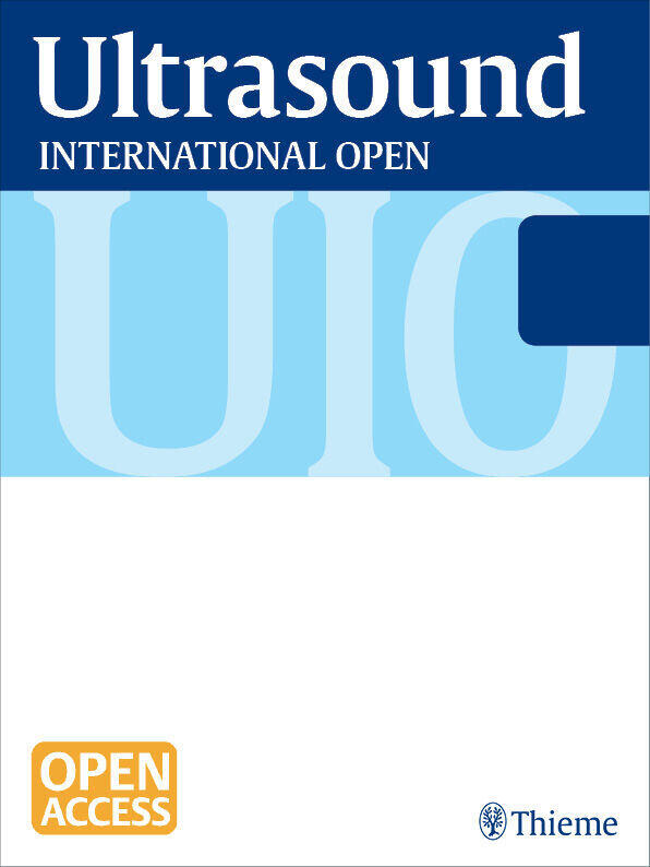 Titelbild der Zeitschrift "Ultrasound International Open"