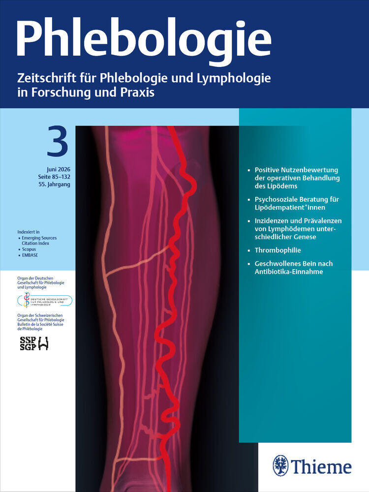 Journal cover of "Phlebologie"