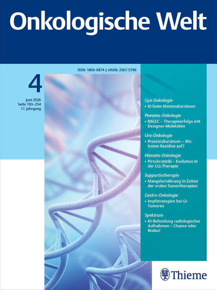 Titelbild der Zeitschrift "Onkologische Welt"