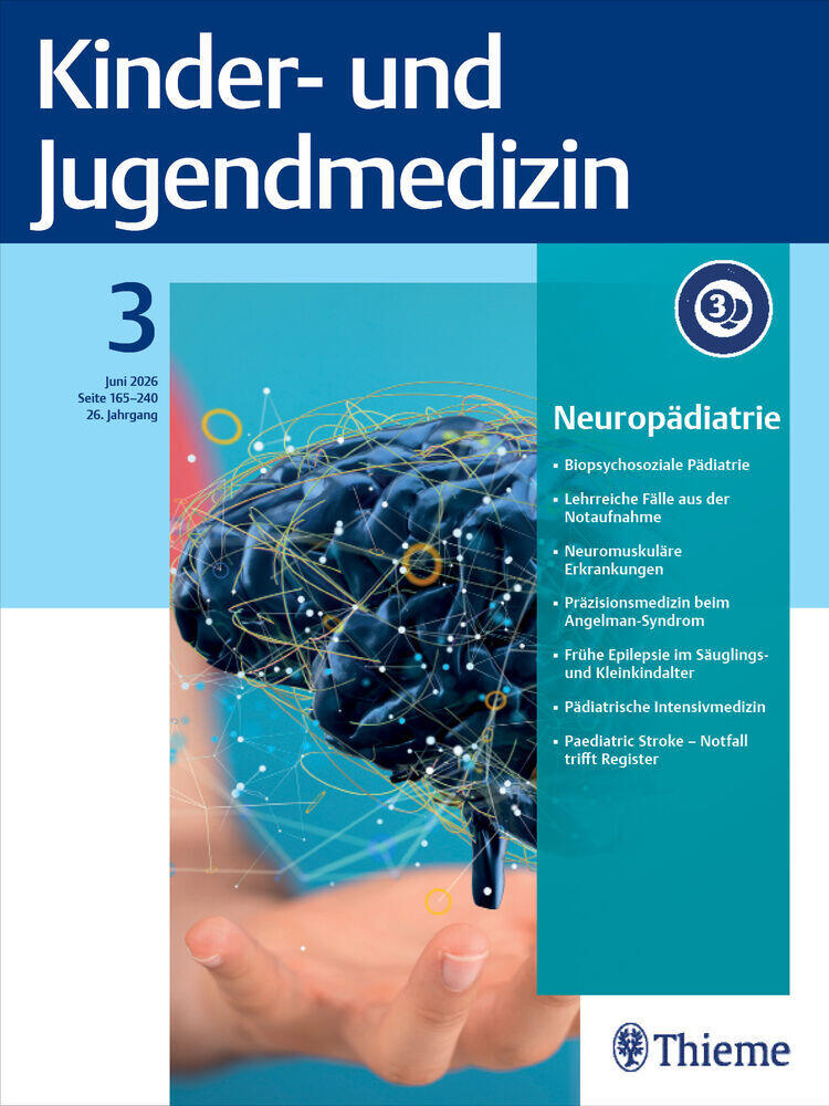 Titelbild der Zeitschrift "Kinder- und Jugendmedizin"