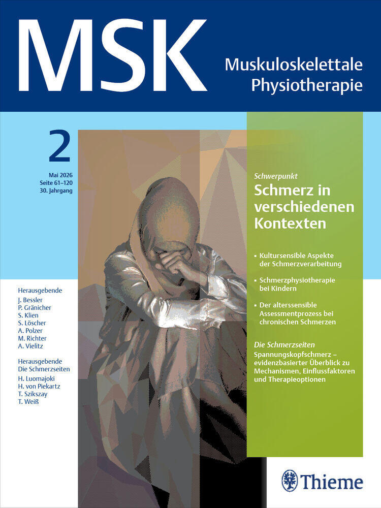 Journal cover of "MSK – Muskuloskelettale Physiotherapie"
