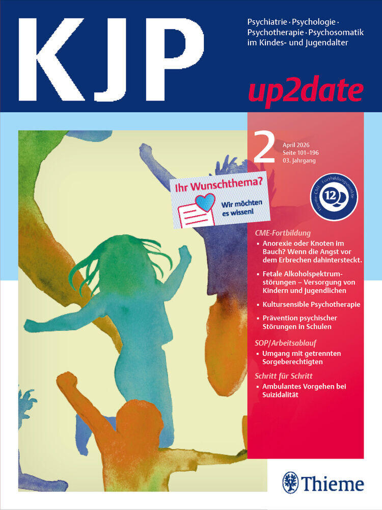 Journal cover of "KJP up2date"