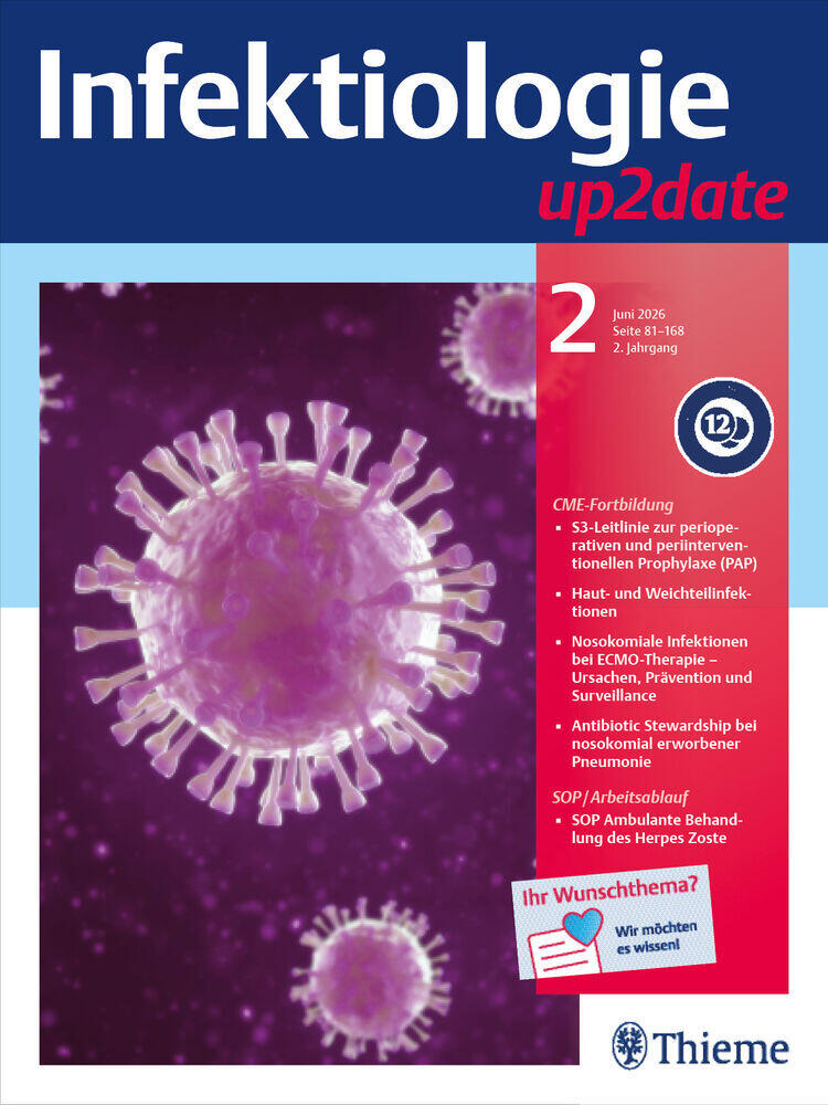 Journal cover of "Infektiologie up2date"